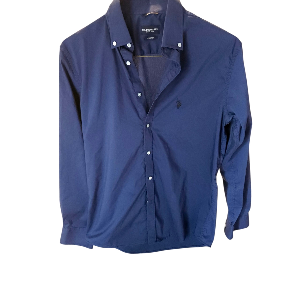 U.S. Polo Assn. Men's Dark Blue Button Down Shirt Size M